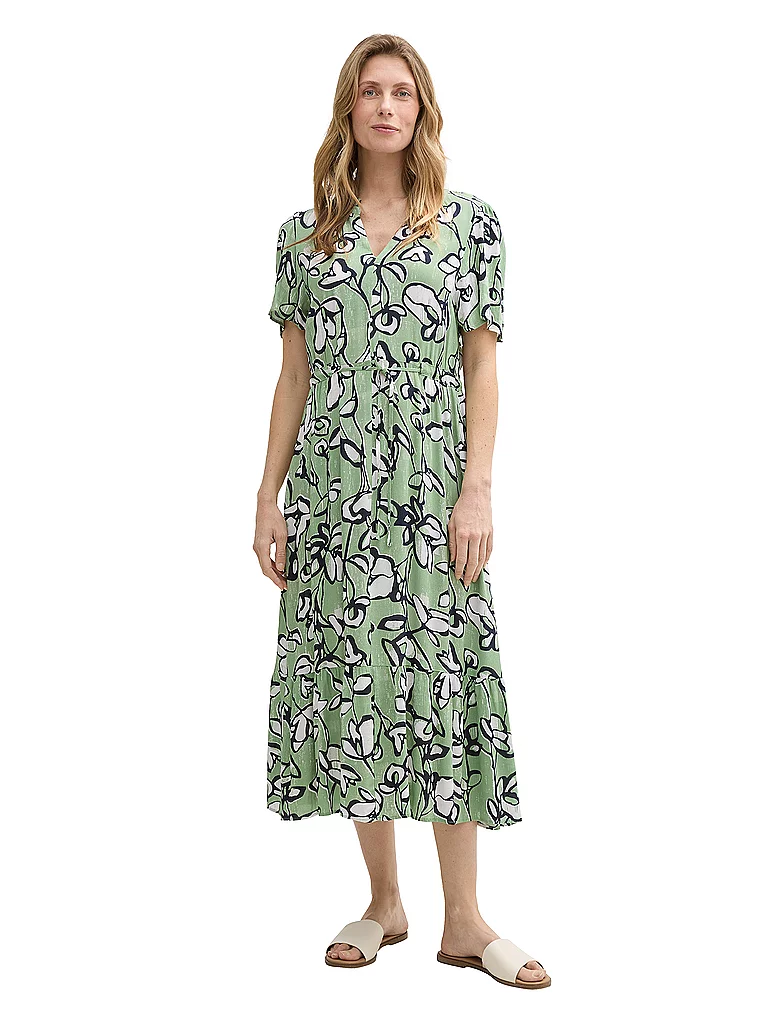TOM TAILOR Midikleid  hellgrün   38 damen 2